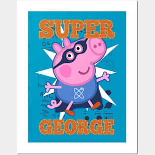 Super George Posters and Art